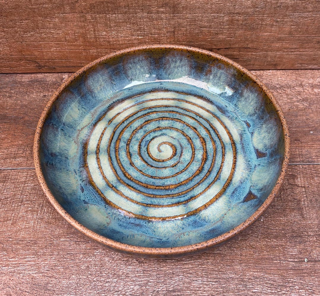 Handmade Ceramic Bowl ~ Wheel Thrown Pottery ~ Pasta Bowl ~ Serving ...