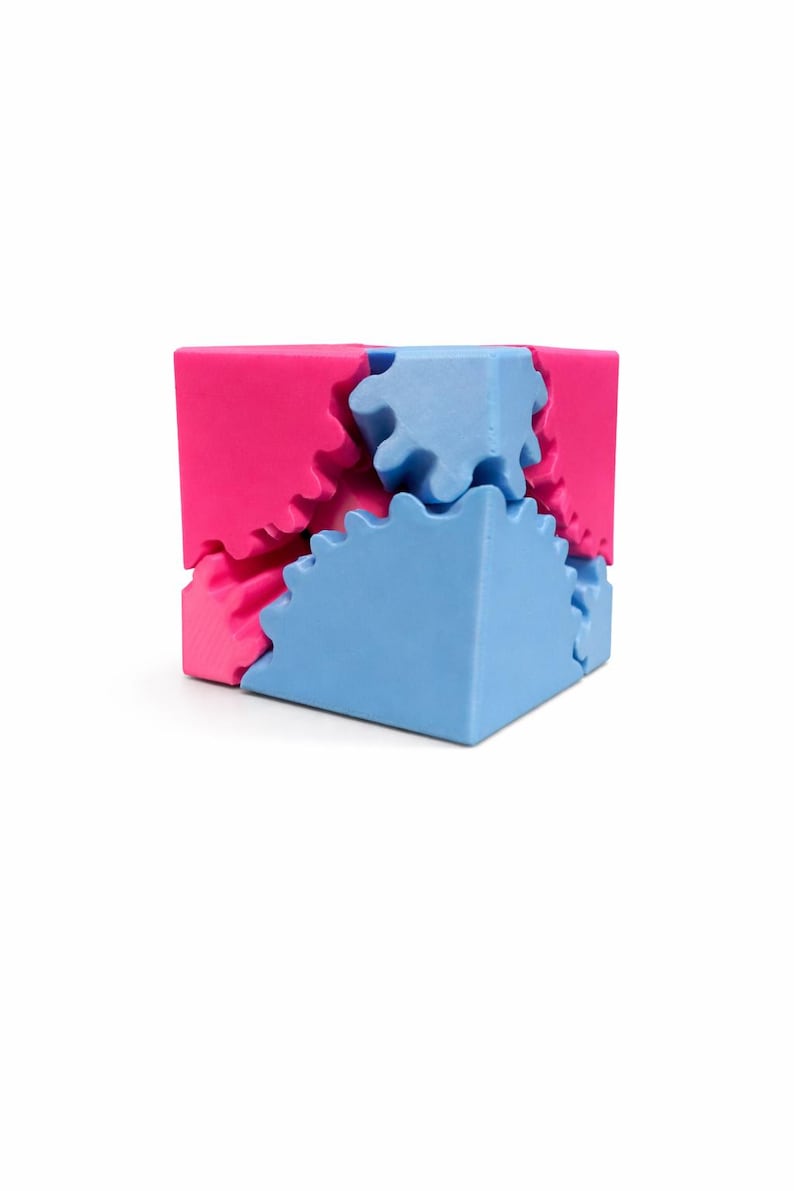 Cubo De Engranajes 3x3 FunnyGoo – Puzzle 3D De Forma Cambiante, Multicolor, Para Principiantes Y Expertos