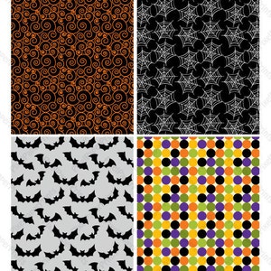 Spooky Pack Halloween Digital paper set image 3