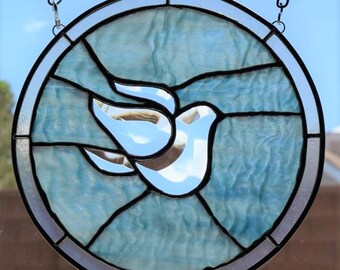 Stained Glass Dove of Peace - Etsy