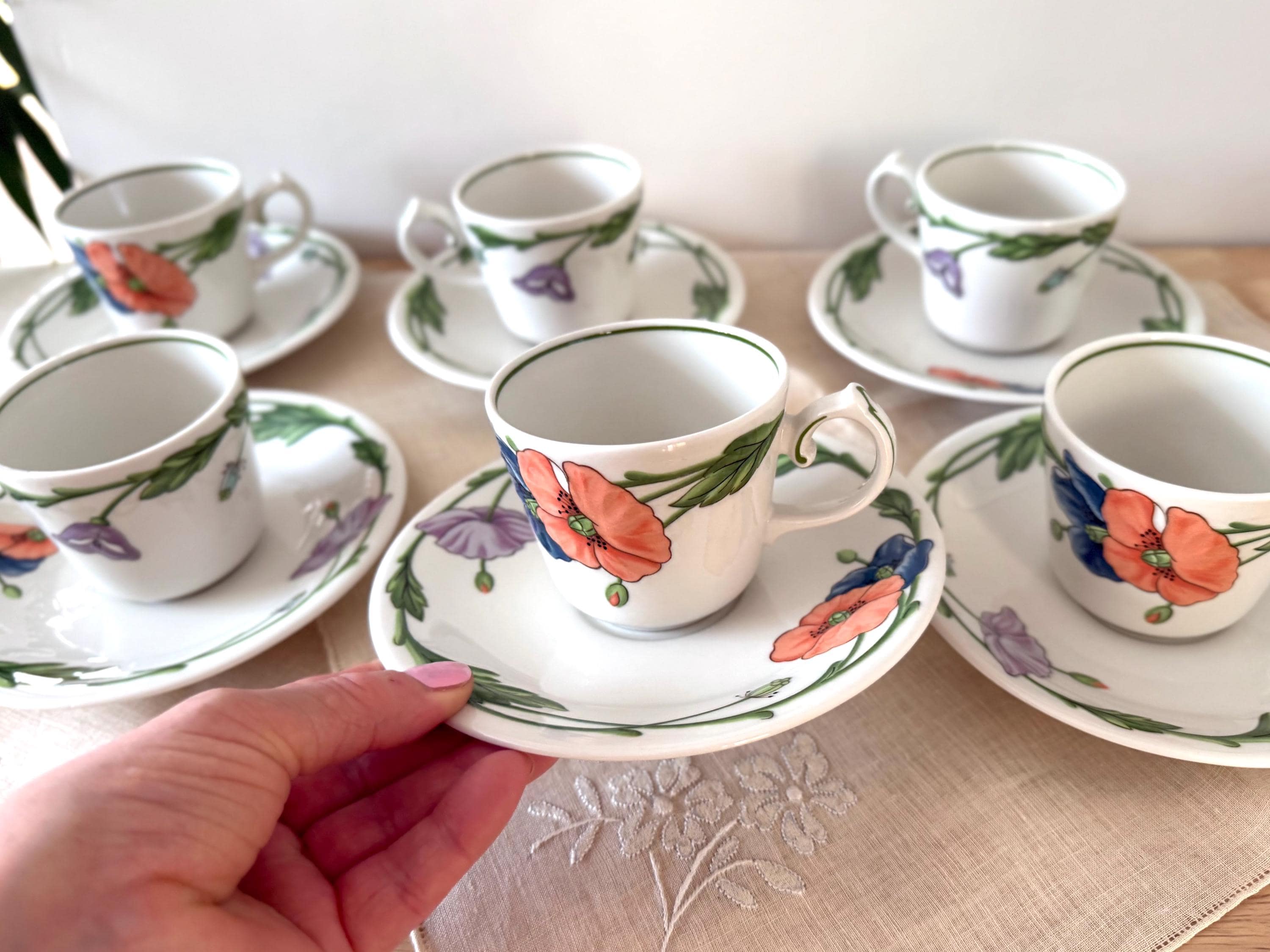 Villeroy & Boch Amapolo 花柄 ボウル 6枚セット　廃盤 2025年最新】ビレロイ ボッホ アマポーラの人気アイテム - メルカリ