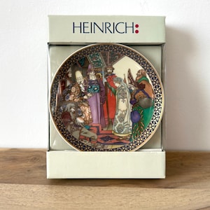 Heinrich Porzellan Collector’s Plate “Sneguochka at the Court of Tsar Berendei” – Russian Fairy Tales Limited Edition