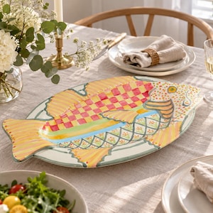 マッケンジーチャイルズ/プレート/皿 Mackenzie Childs Plate - Etsy