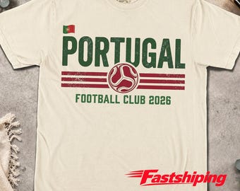 Portugal Soccer Shirt, Portugal Football Tee, Portugal Flag Shirt, Vintage Football Club Tee, Portugal Fan Shirt, Portuguese Football Gift