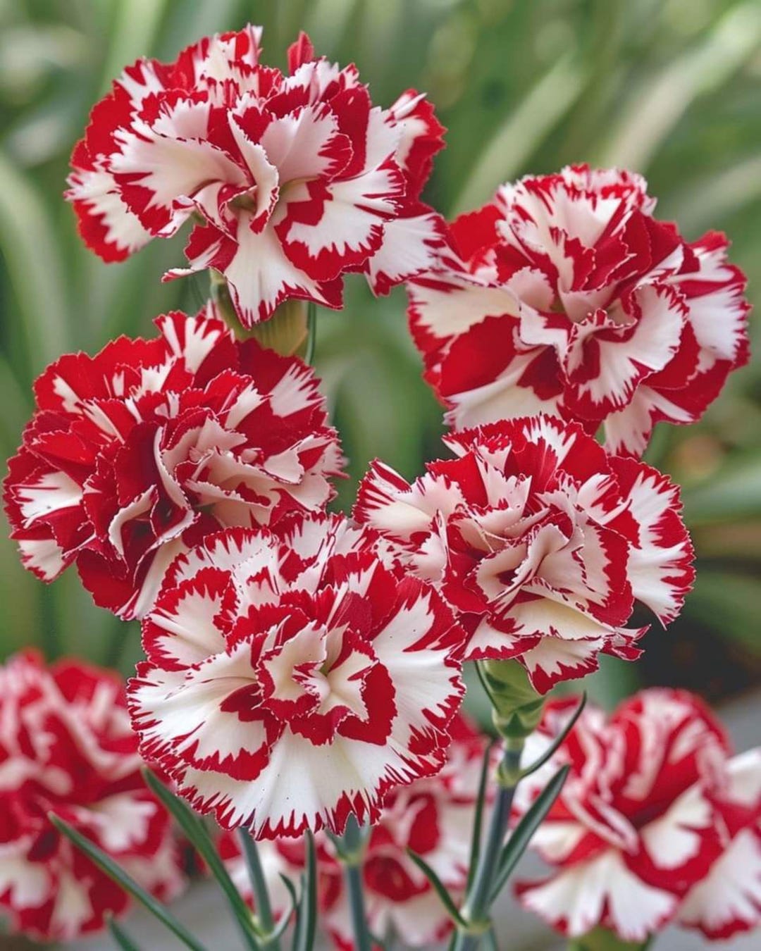 Red 2834 Fragrant Red and White Carnation Seeds, Heirloom Non GMO - Etsy