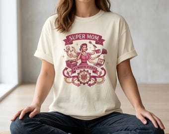 Super Mom Shirt Funny Multitasking Mom Gift Sarcastic Mom Life Tee Peggy Bundy Aesthetic Shirt Supermom Sweatshirt Retro Busy MomBirthdayTee