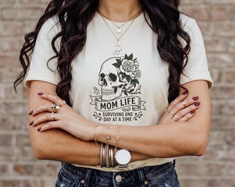 Comfort Colors® Motherhood Sometimes I Rock It Sometimes It Rocks Me Shirt, Mama Shirt, Mom Shirt, Rocker Mom Gifts, Mothers Day Gift