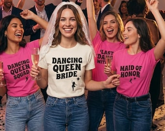 Dancing Queen Bachelorette Shirts | Last Dance With Me Shirt | Disco Bachelorette Party Tees | Groovy Bride Squad Tops | Comfort Colors 1717