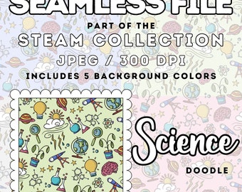 Science Doodle - Seamless File