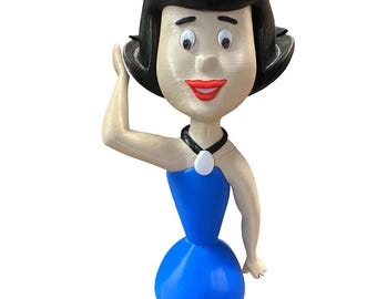 Betty Rubble 3D gedruckte Figur - 12 Zoll groß