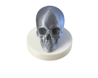 3D Printed Skull 45 RPM Record Adapter