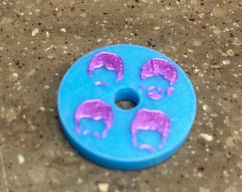 45 RPM Schallplattenadapter - 3D gedrucktes Vinylzubehör - (leuchtet im Dunkeln)