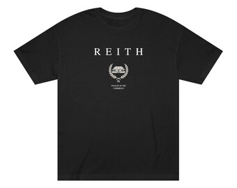 Reith Crest Karibik-T-Shirt | Wappen-Logo-T-Shirt