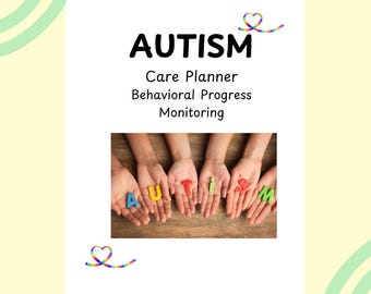 Printable Autism Behaviour Tracker | Monitor Behavioural Progress | Planner for Parents & Caregivers
