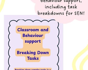 Aufgaben ausdrucken | Klassenzimmer & Verhaltensunterstützen | Schritt-für-Schritt-Anleitung