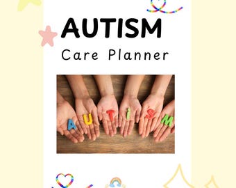 Printable Autism Planner | Daily, Therapy & Behaviour Tracker | Support Tool for Parents , Caregivers