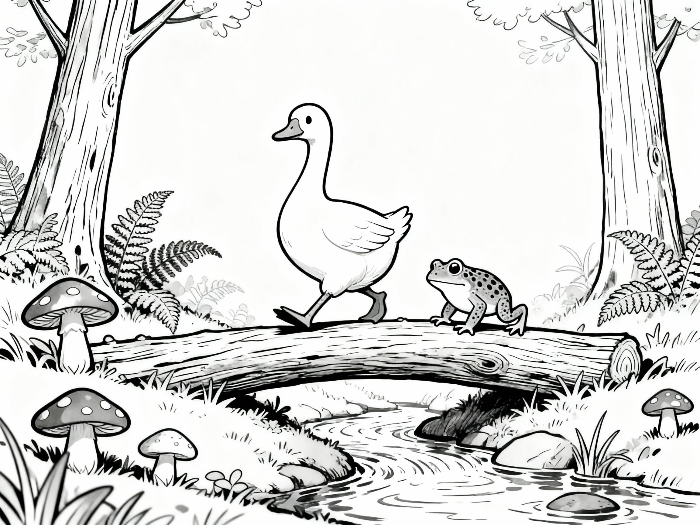 Bushwalking Colouring In Puddle Pals Co. A Woodland Walk Coloring Pages! - Etsy