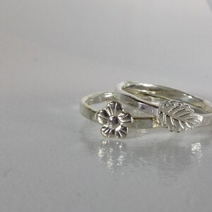 Sterling Silver Flower Ring image 3