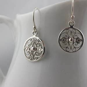 Sterling Silver Filigree Earrings