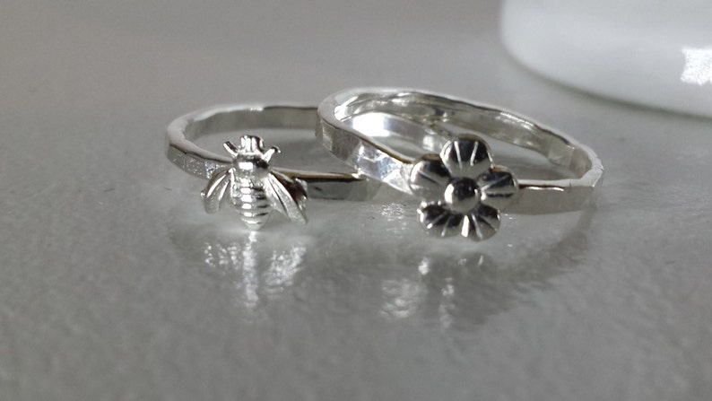 Sterling Silver Flower Ring image 2