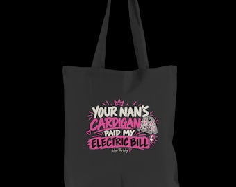 De tas die je oma droeg toen ze haar elektriciteitsrekening betaalde