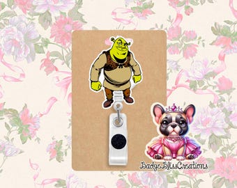 Green Ogre Retractable Badge Reel