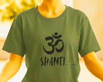 Om Symbol Shanti T-shirt | Yoga Meditation Tee