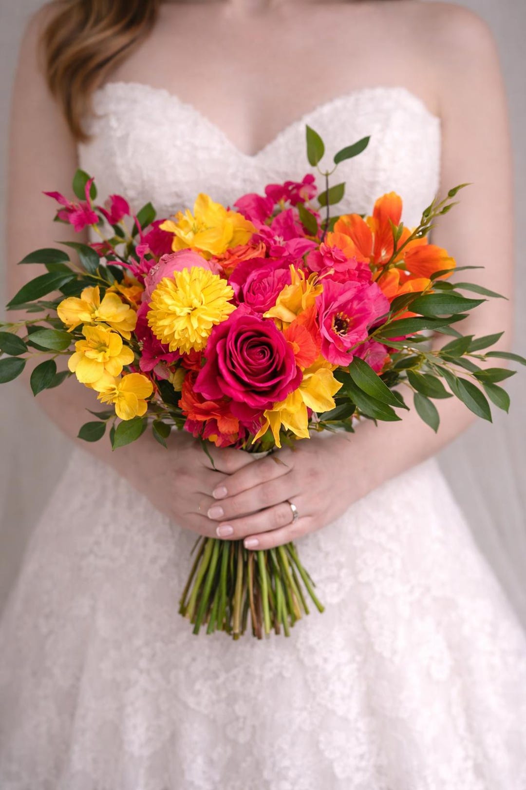 pink orange and yellow bridesmaid dresses Hot Pink, & Bright Bridal Bouquet-summer Wedding Bouquet-large Light Bouncy Bouquet Hand Wash Do Not C-Purple USMC Dress Blue Uniforms length:32