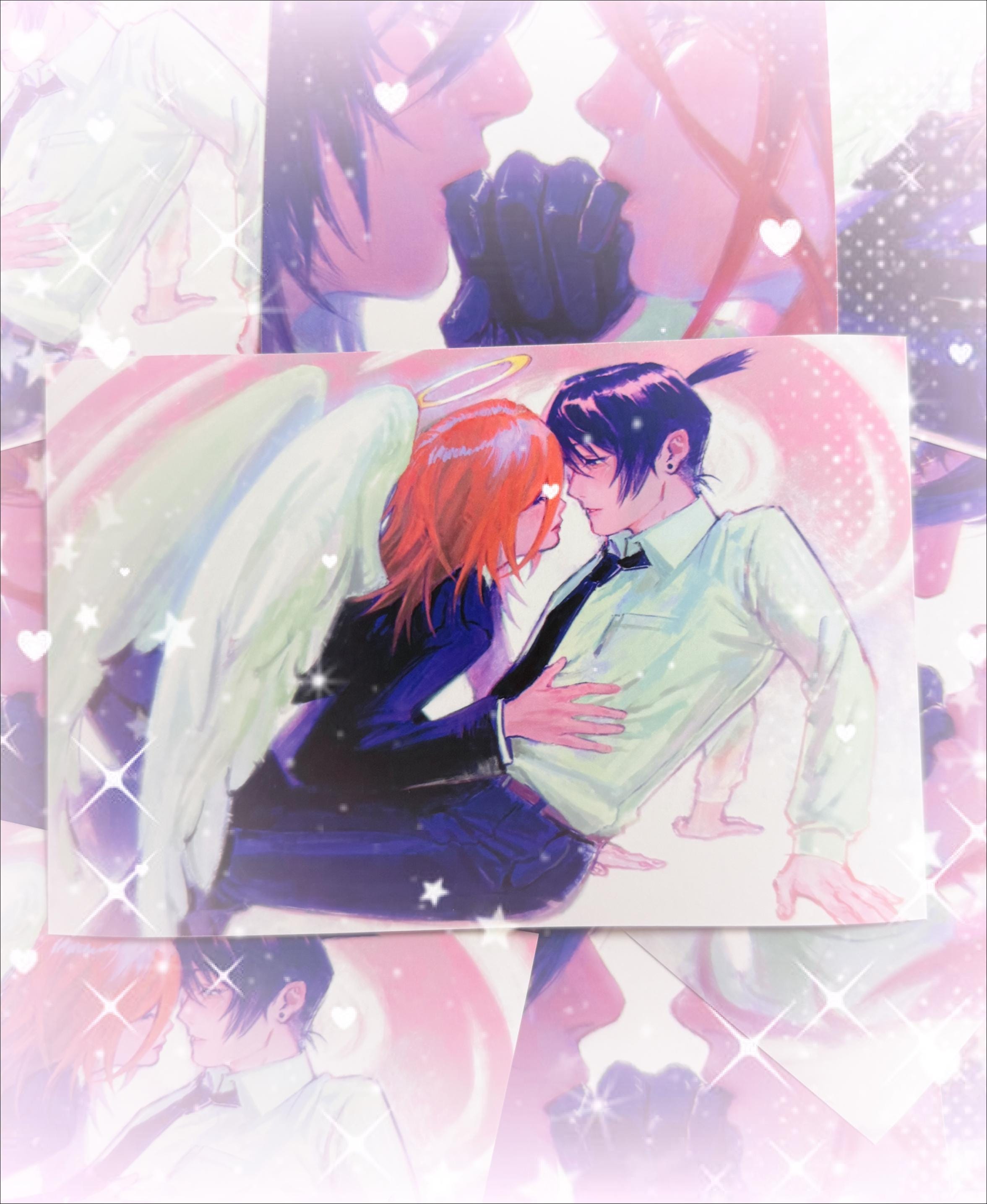 Doomed Yaoi Angelic Small Prints | Illustration - Etsy