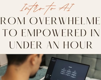 AI Beginner's Guide | Business, Content, Marketing Prompts (Digital Download PDF)