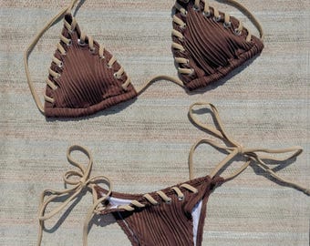 Schmeichelhaftes Bikini-Set mit hoher Taille - Bequeme Passform für echte und kurvige Körper