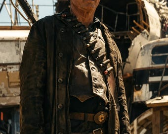 Fallout Ghoul Duster Coat Distressed | Walton Goggins Inspired Cosplay Jacket | NCR Veteran Wasteland Coat | Handmade Canvas Trench Coat