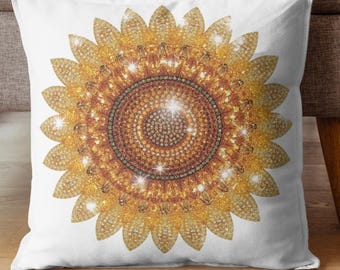 Rhinestone Sunflower PNG, Jewel Clipart (Digital Download)