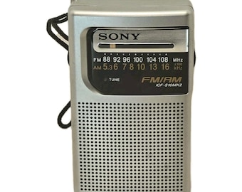 sony IXF-S10MK2 AM/UKW Kofferradio guc getestet silber retro