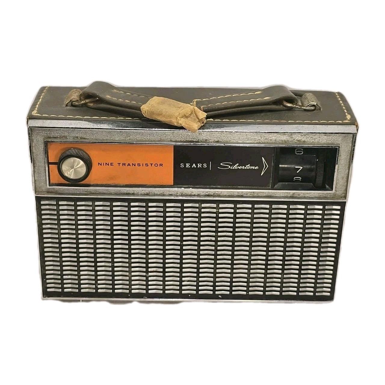 Vintage Sears Silvertone Radio - Etsy Canada
