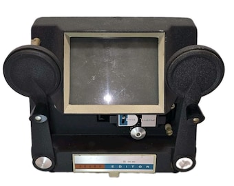Sears 8 mm filmeditor filmviewer bewerkingsmachine vintage niet getest