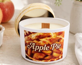 Apple Pie Scented Soy Candle Delicious Food Smell