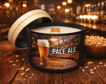 Pale Ale Scented Soy Candle Craft Beer Smell