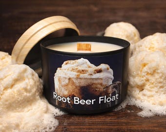 Root Beer Float Scented Soy Candle Sweet Soda Smell