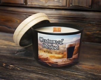 Oatmeal Stout Scented Soy Candle Craft Beer Smell