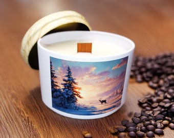 Caribou Coffee Graham Cracker Latte Scented Candle