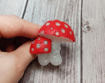Mushroom Forest Vanilla Mint Scented Vent Clip Air Freshener Rustic Chic Car Accessory