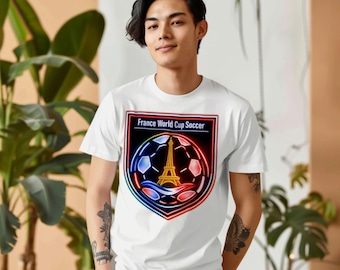 France World Cup Fan Tee • French Soccer Shirt • Paris Football Supporter T‑Shirt