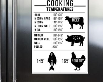 Cooking Temperature Magnet