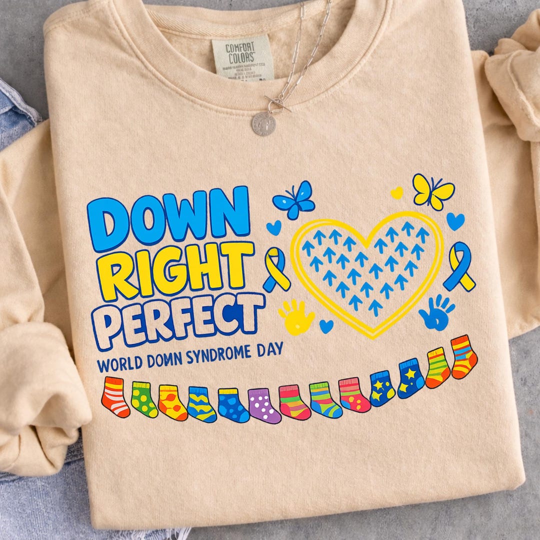 Down Right Perfect World PNG: Down Syndrome Awareness Png 3.21 ...