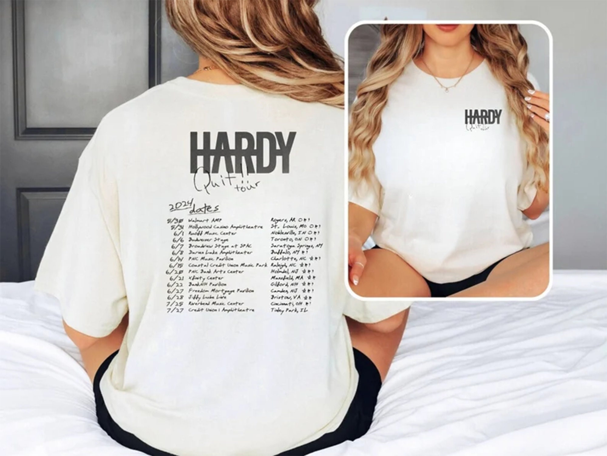Hardyy Quit Tour 2024 Tshirt - Quit Tour - Hardyy T-shirt