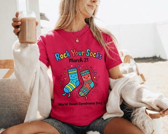 Rock Your Socks 3/21 World Down Syndrome Day Awareness PNG: Down Syndrome Awareness png Chromosome Support (Digital Download)