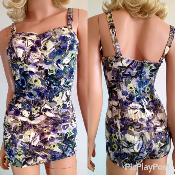 1950's Swimsuit 1950's Swimwear Maidenform Swimsui