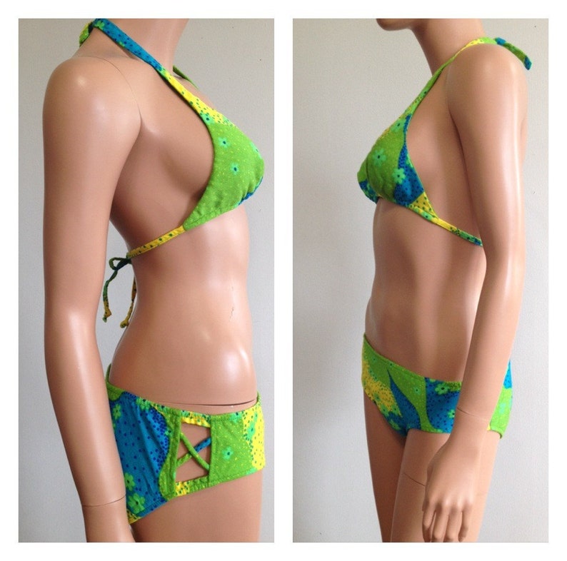1960's Bikini Hip Hugger Bikini 60s Bikini Mod Bikini Bond Etsy