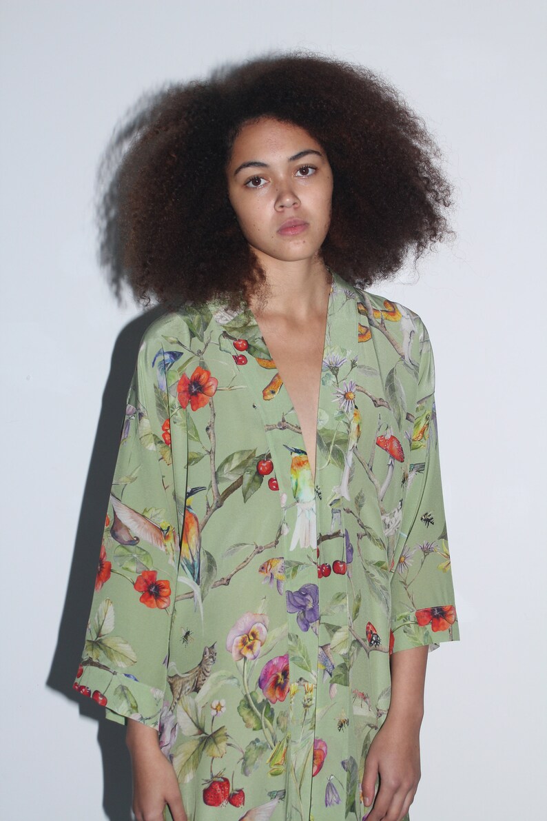 Custom Silk Robe Custom Silk Robe - Etsy